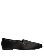 Mocassins en cuir noir