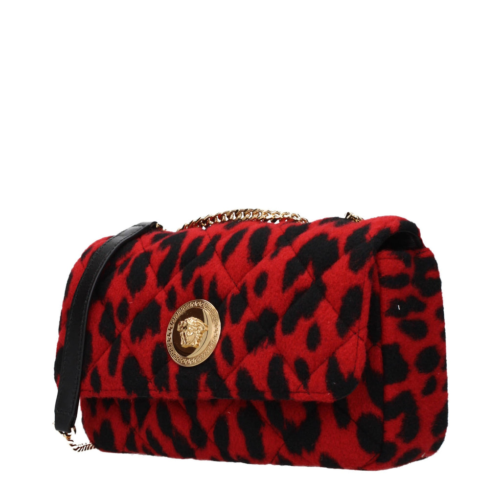 Sac à bandoulière en laine rouge