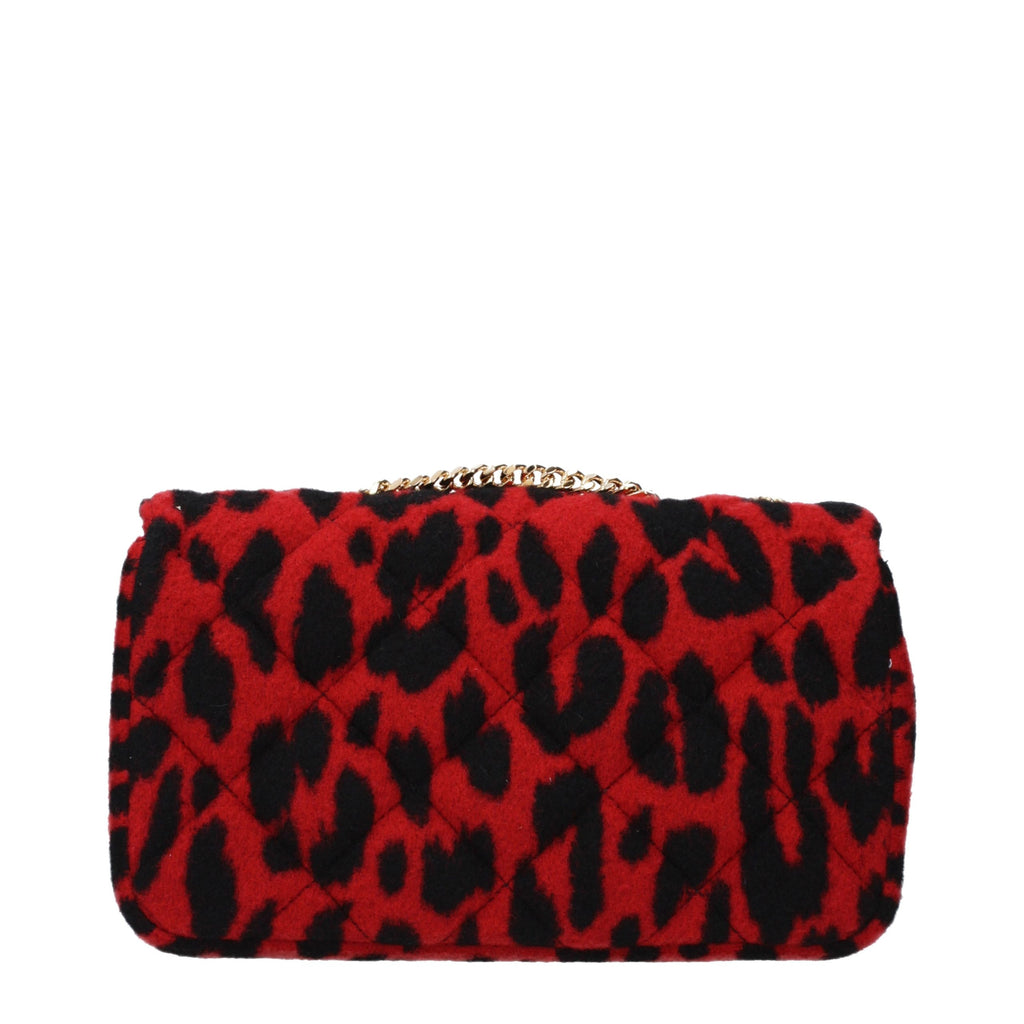 Sac à bandoulière en laine rouge