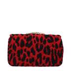 Sac à bandoulière en laine rouge