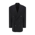 Blazer en laine noire