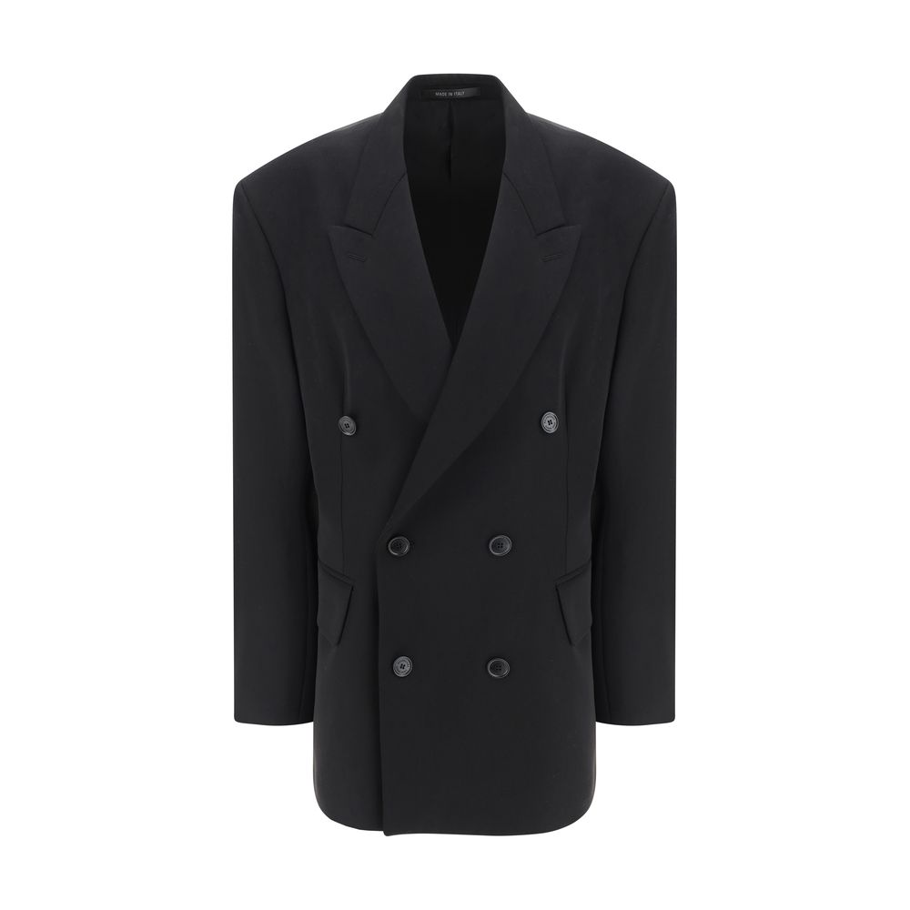 Blazer en laine noire