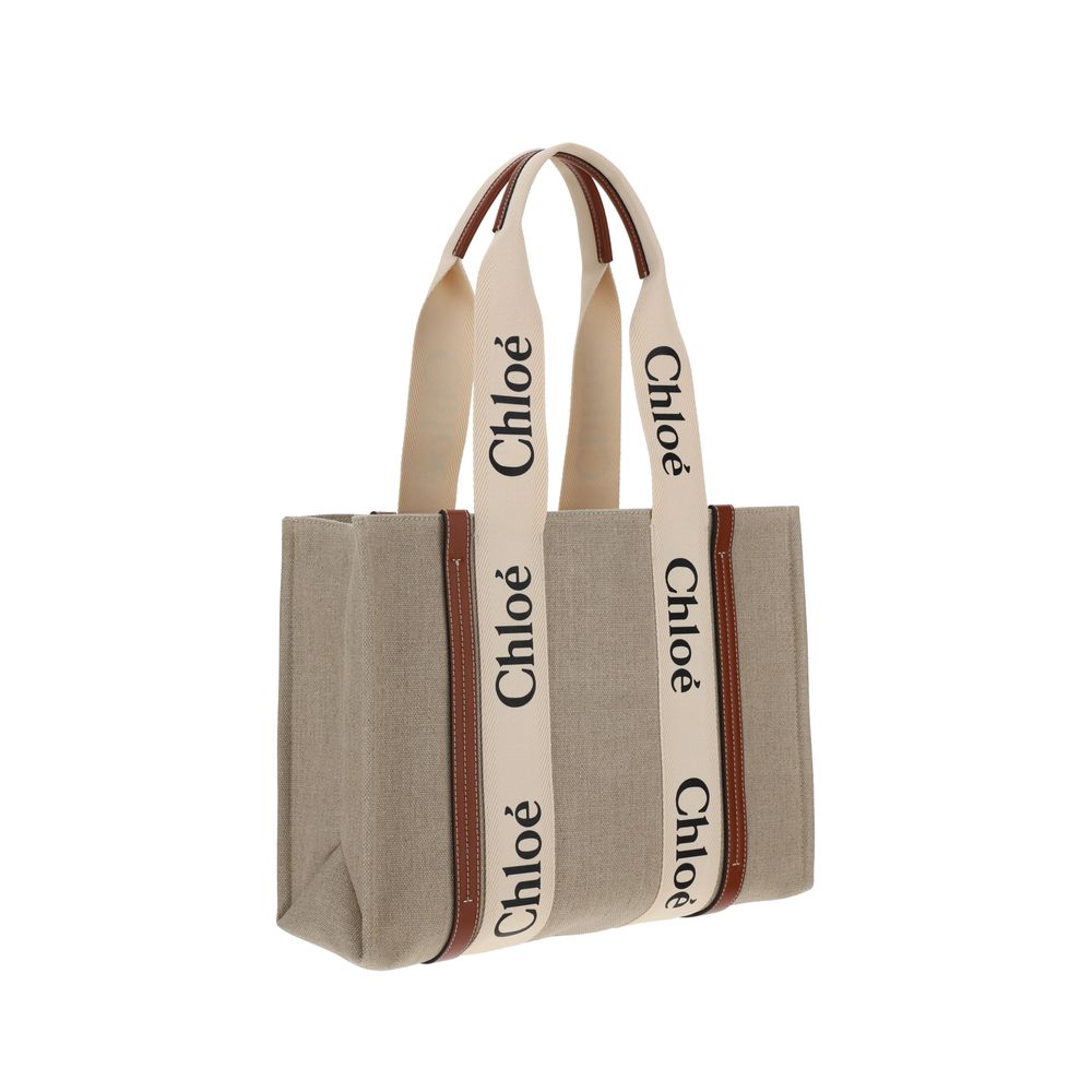 Linen Handbag – Beige