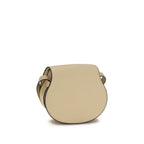 Sac à bandoulière Marcie en cuir – Beige