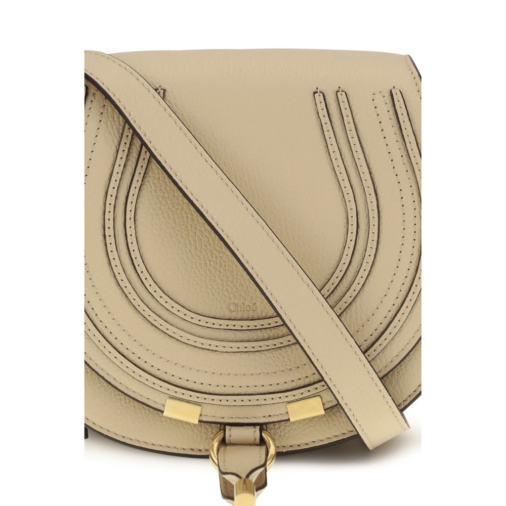 Sac à bandoulière Marcie en cuir – Beige
