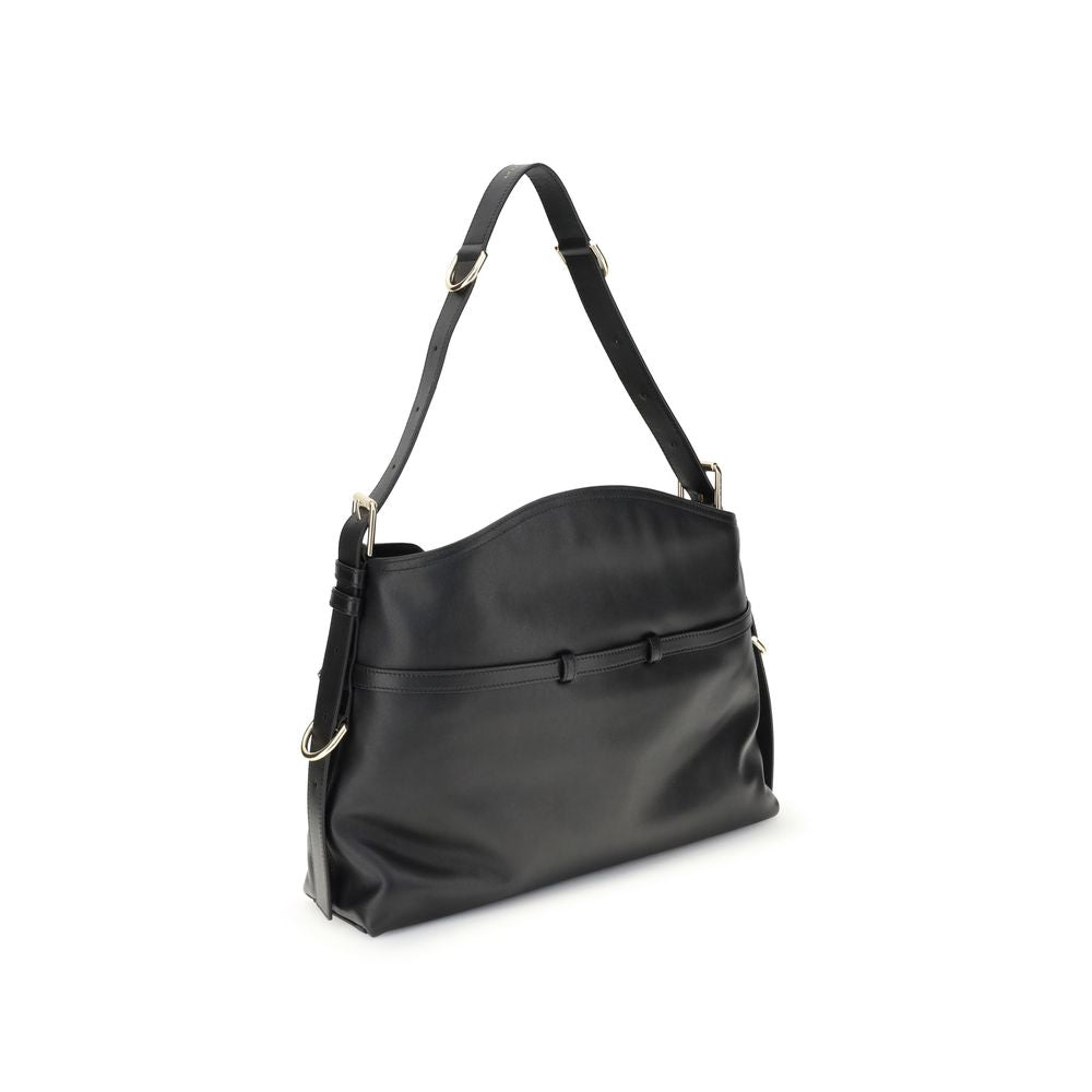 Sac à main Voyou en cuir – Noir
