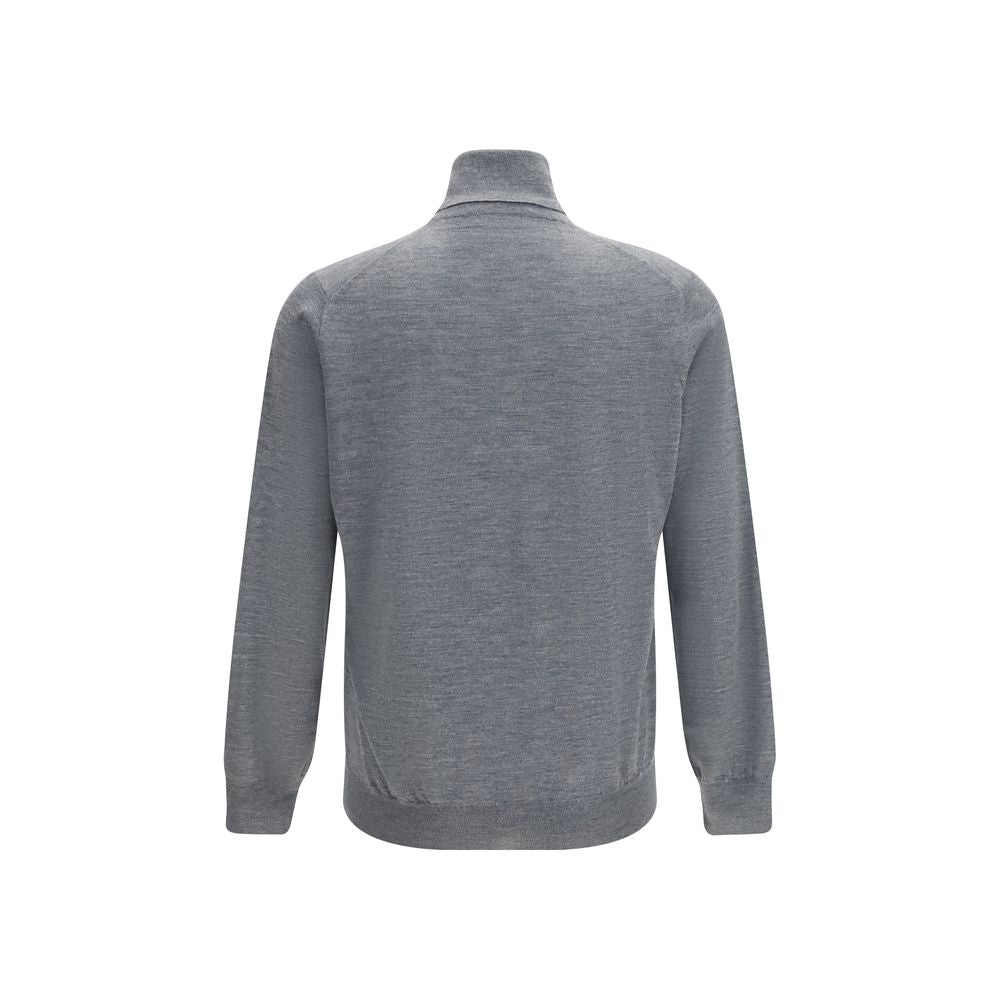 Col roulé en laine – Gris
