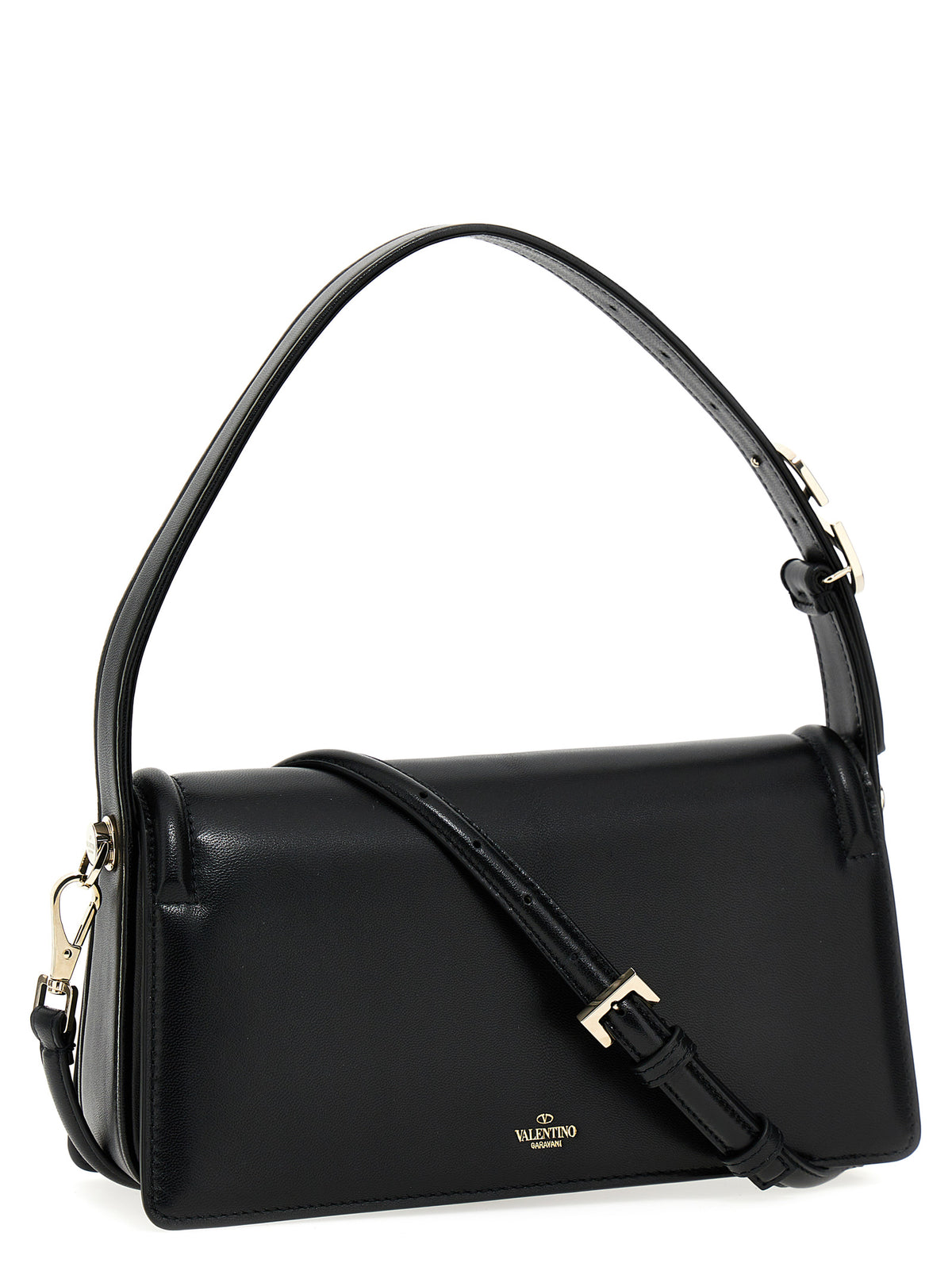 Sac à bandoulière en cuir noir