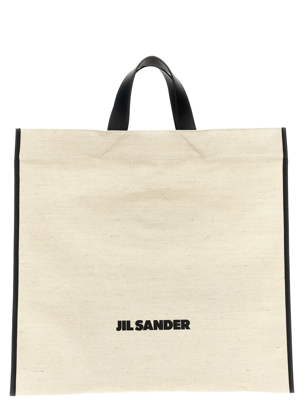 White and Black Tote Bag