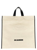 White and Black Tote Bag