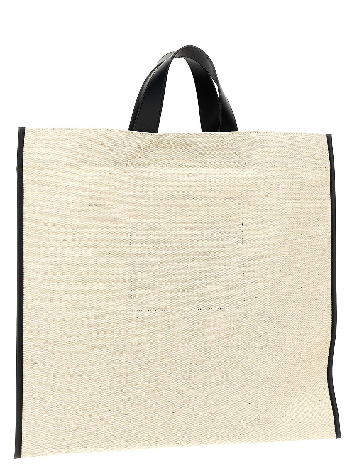 White and Black Tote Bag