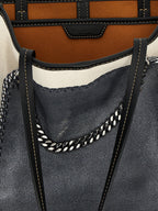Multicolor Cotton Tote Bag