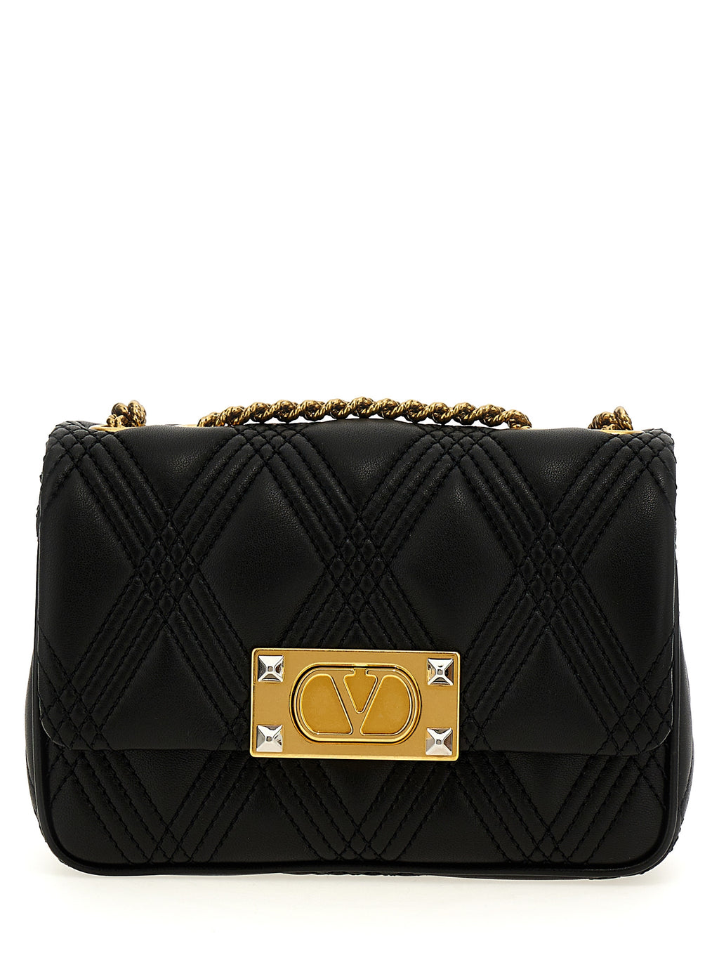 Sac à bandoulière en cuir noir