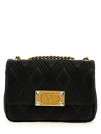 Sac à bandoulière en cuir noir