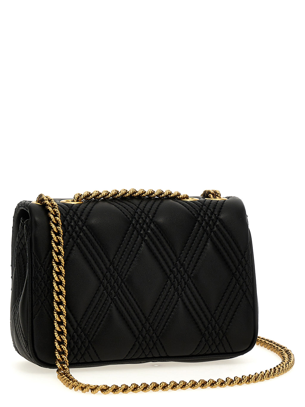 Sac à bandoulière en cuir noir