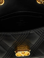 Sac à bandoulière en cuir noir