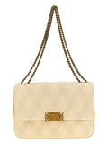 White Leather Shoulder Bag