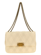 White Leather Shoulder Bag