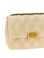 White Leather Shoulder Bag