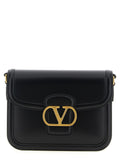 Sac bandoulière en cuir noir