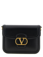 Sac bandoulière en cuir noir