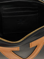 Pochette en cuir multicolore
