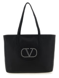 Black Leather Tote Bag