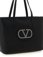Black Leather Tote Bag