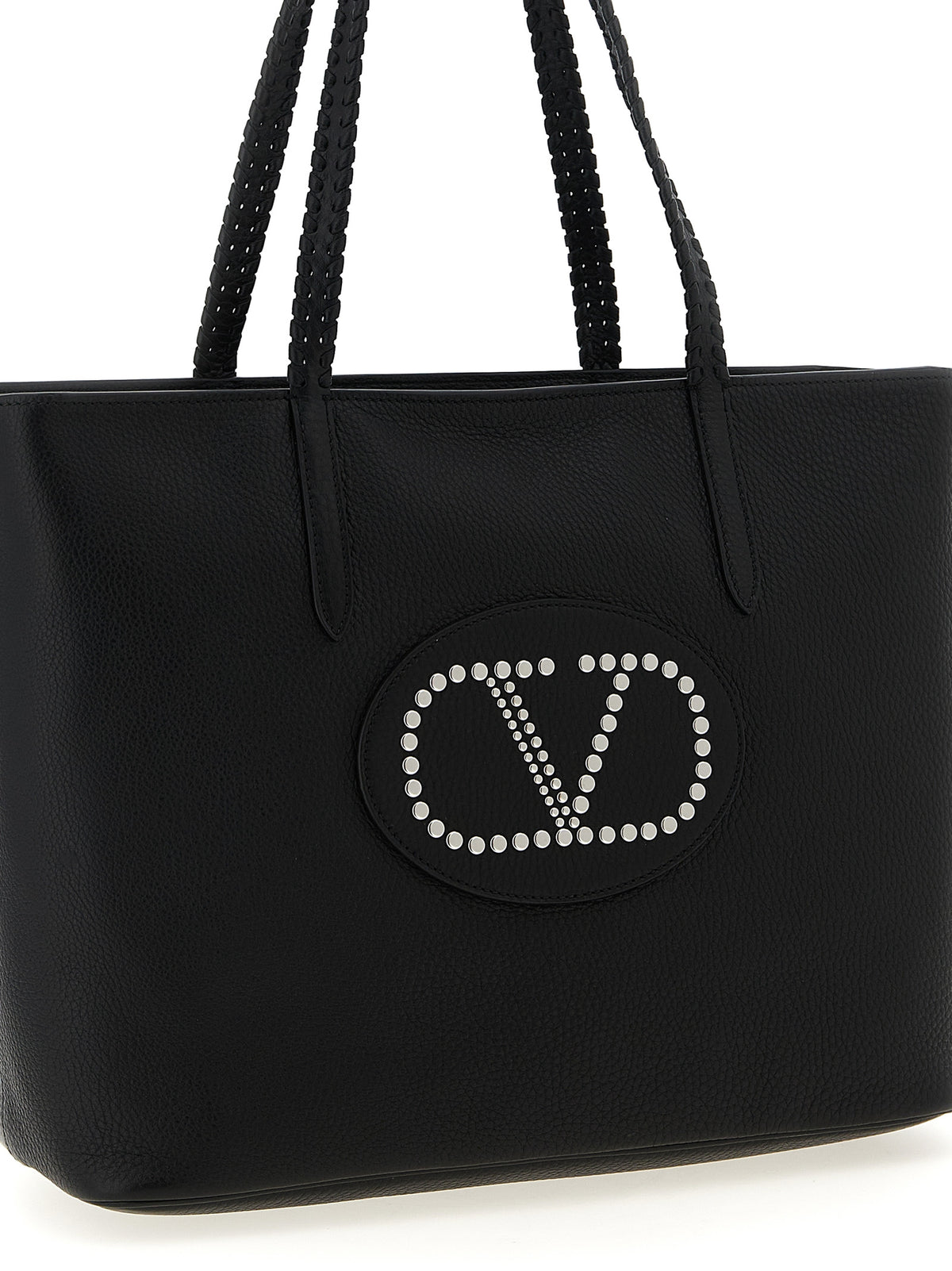 Black Leather Tote Bag