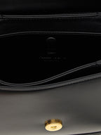 Sac bandoulière en cuir noir