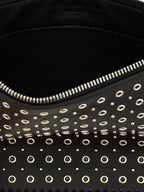 Sac bandoulière noir en polyester