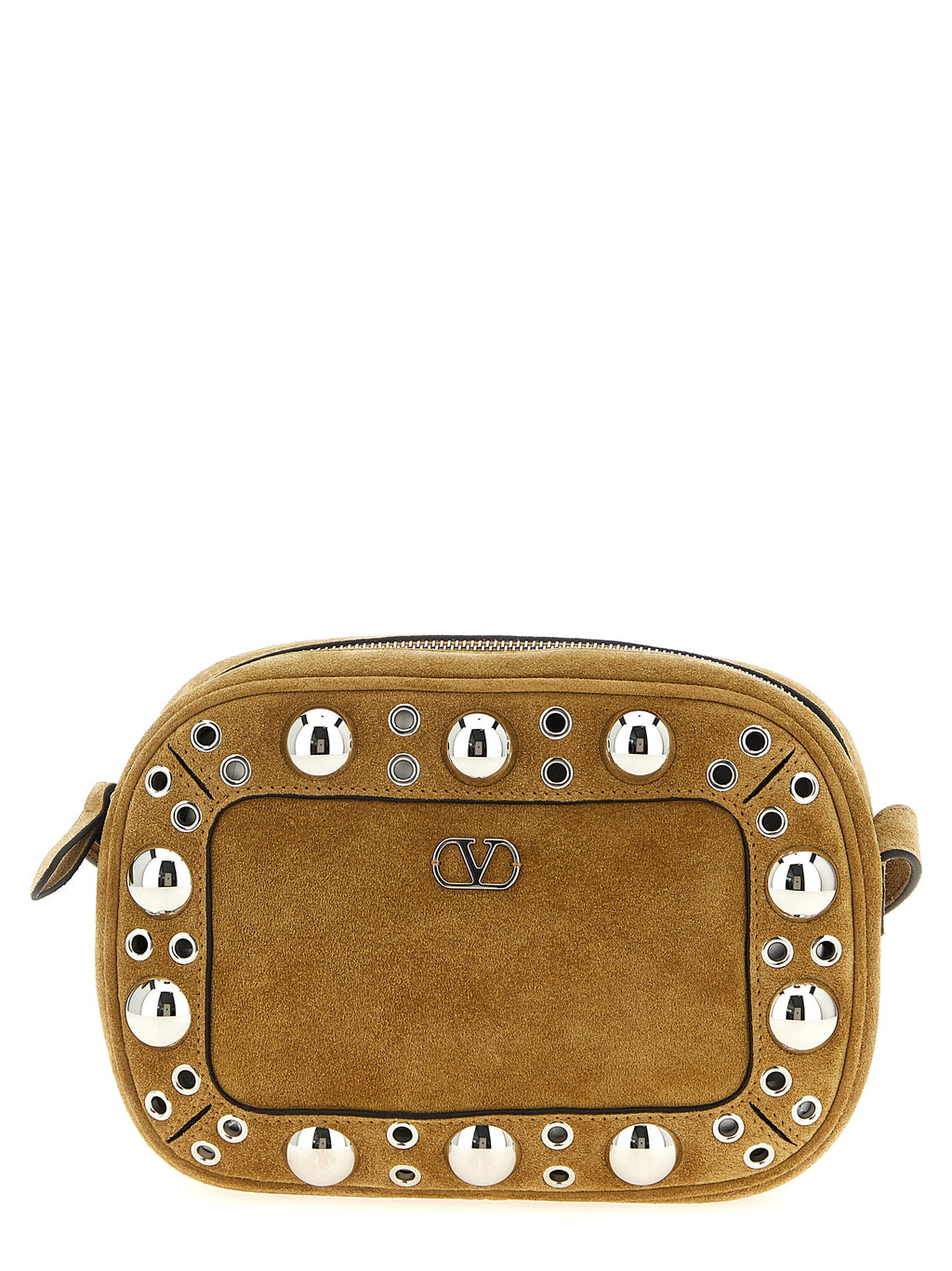 Sac bandoulière en daim beige