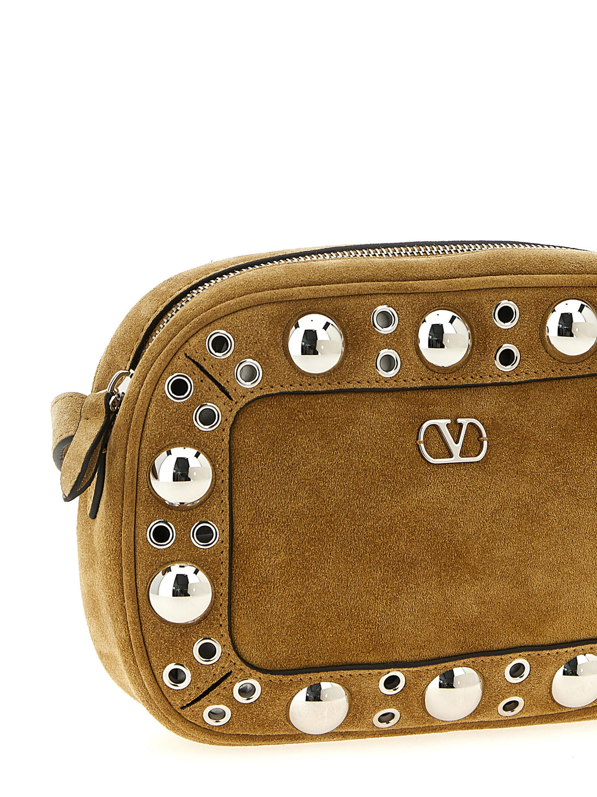 Sac bandoulière en daim beige