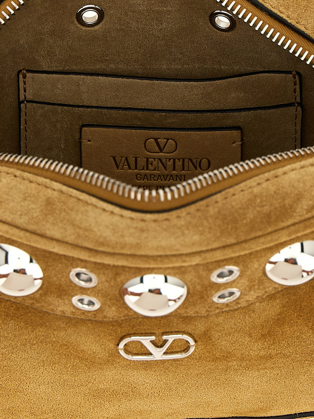 Sac bandoulière en daim beige