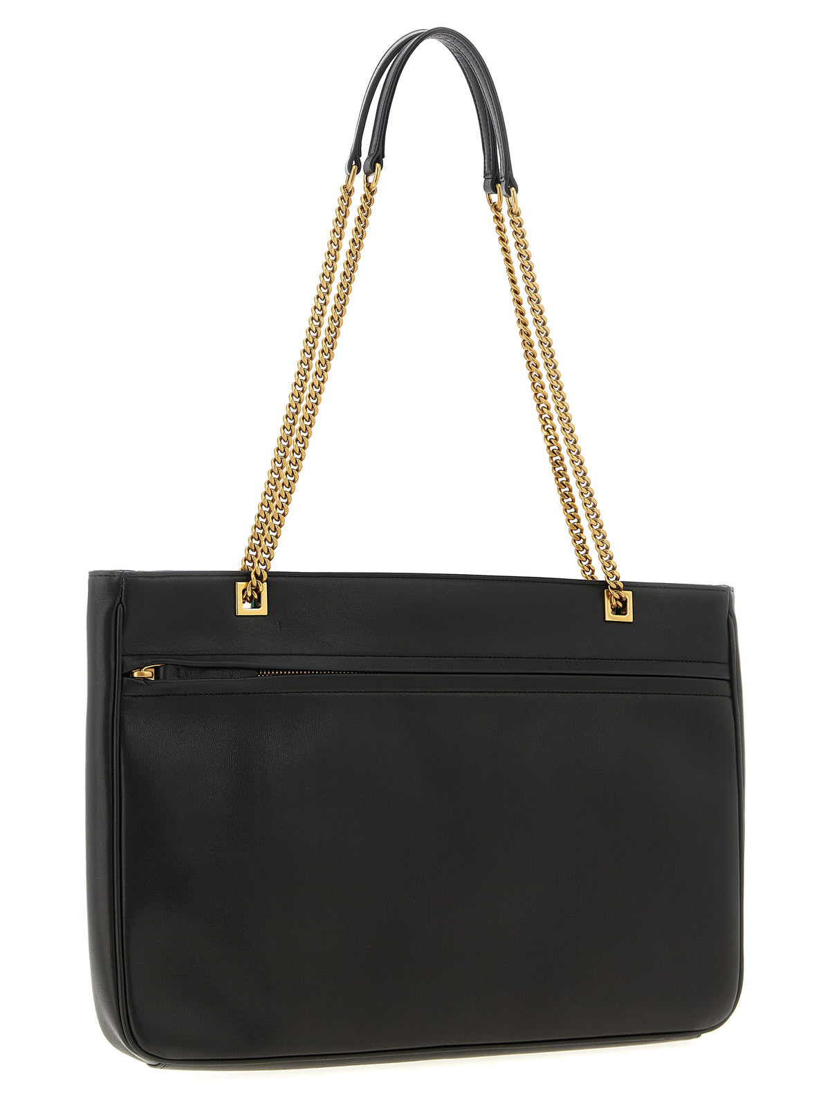 Grand sac fourre-tout en cuir marron