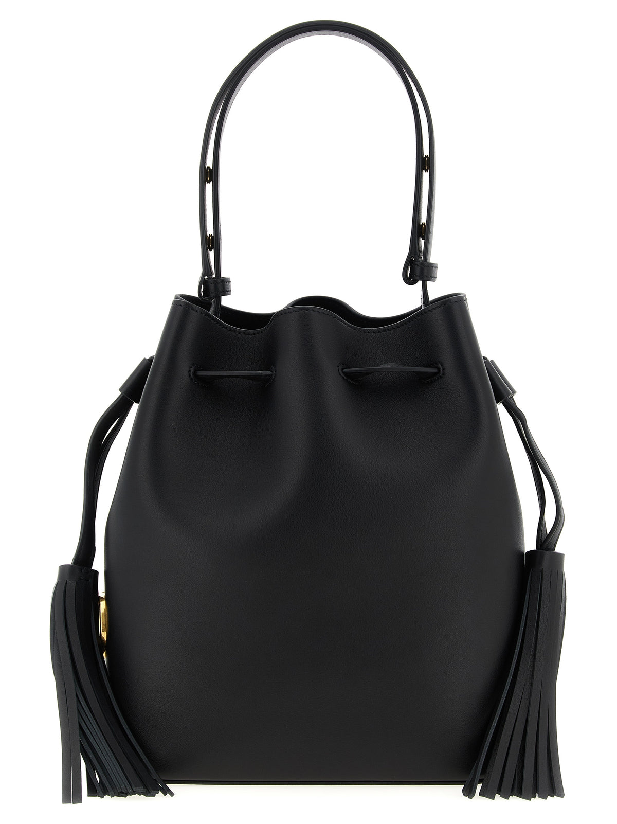 Sac à bandoulière en cuir noir