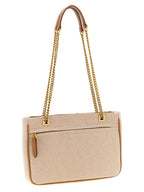 Sac bandoulière en coton marron