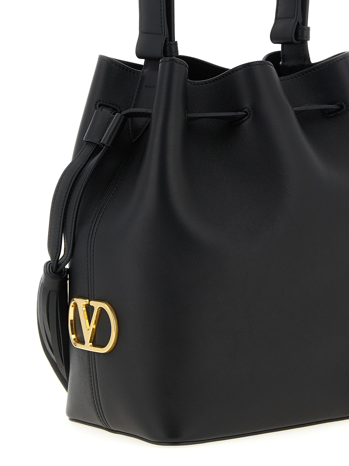 Sac à bandoulière en cuir noir