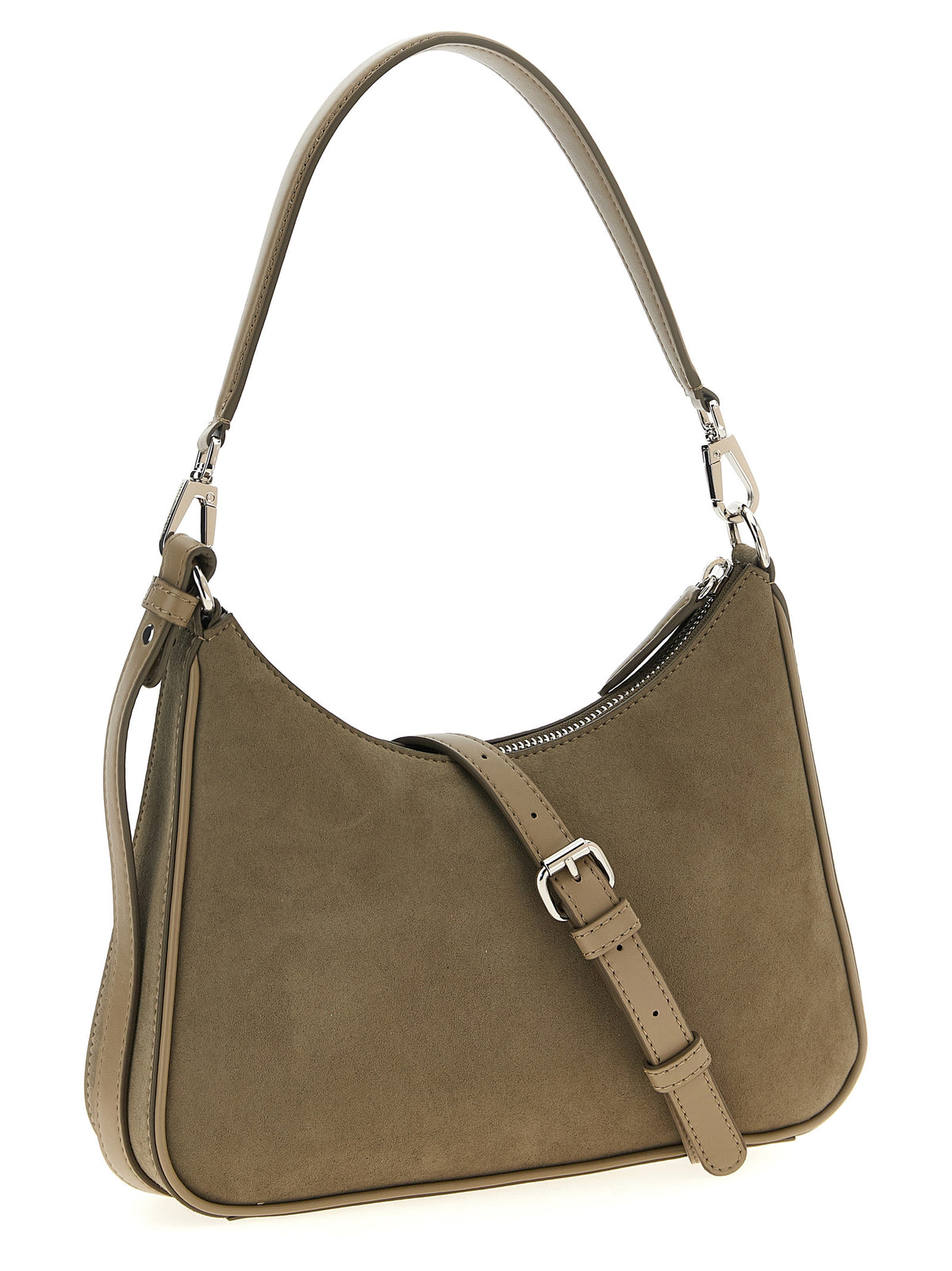 Nylon Shoulder Bag – Grey