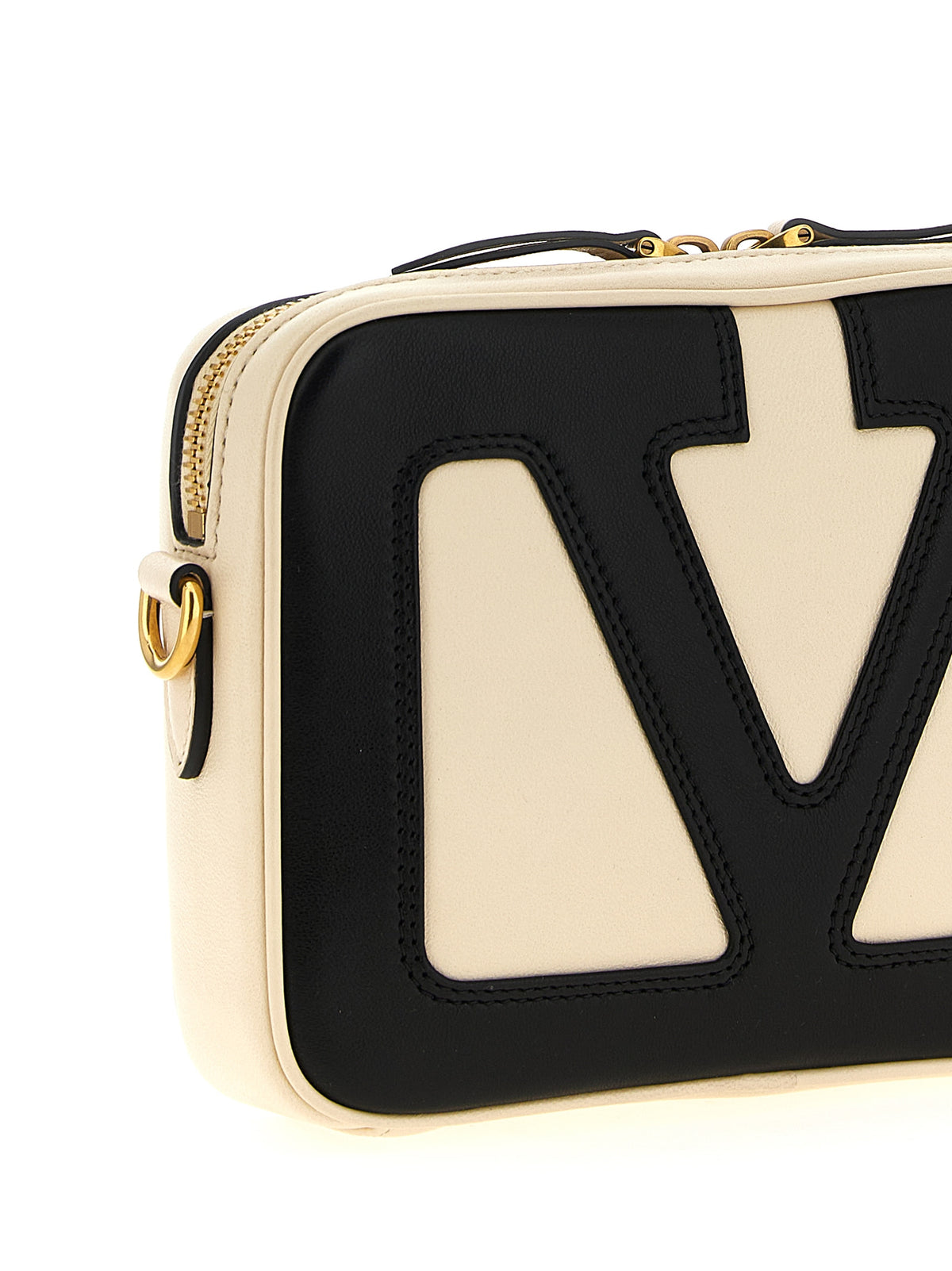 White and Black Crossbody Bag