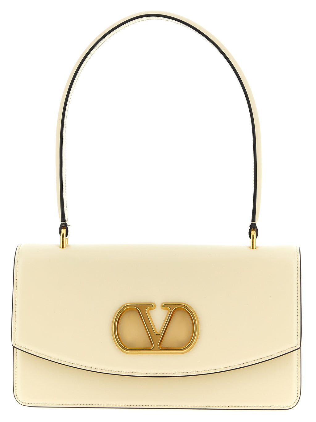 Sac à bandoulière en cuir blanc
