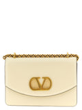 Sac à bandoulière en cuir blanc