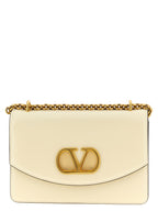 Sac à bandoulière en cuir blanc