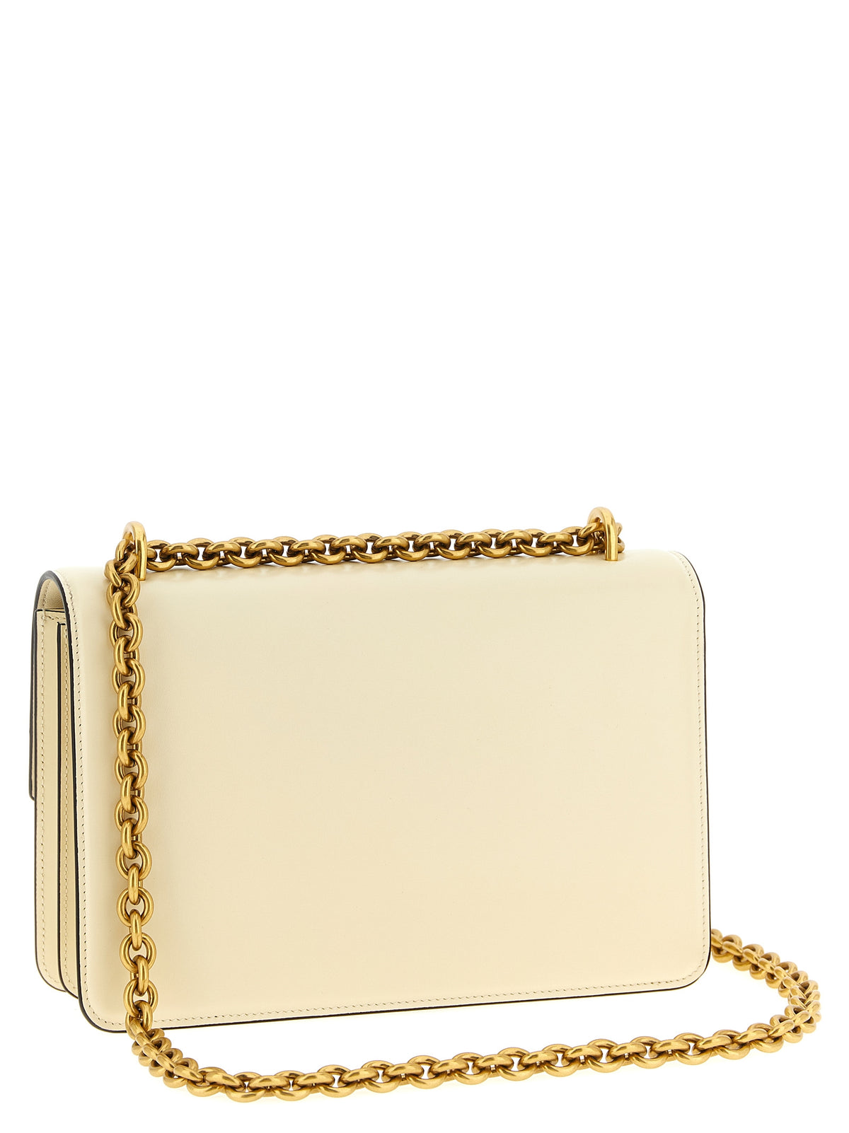 White Leather Shoulder Bag