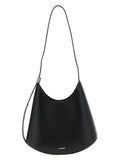 Sac à bandoulière en cuir bovin noir