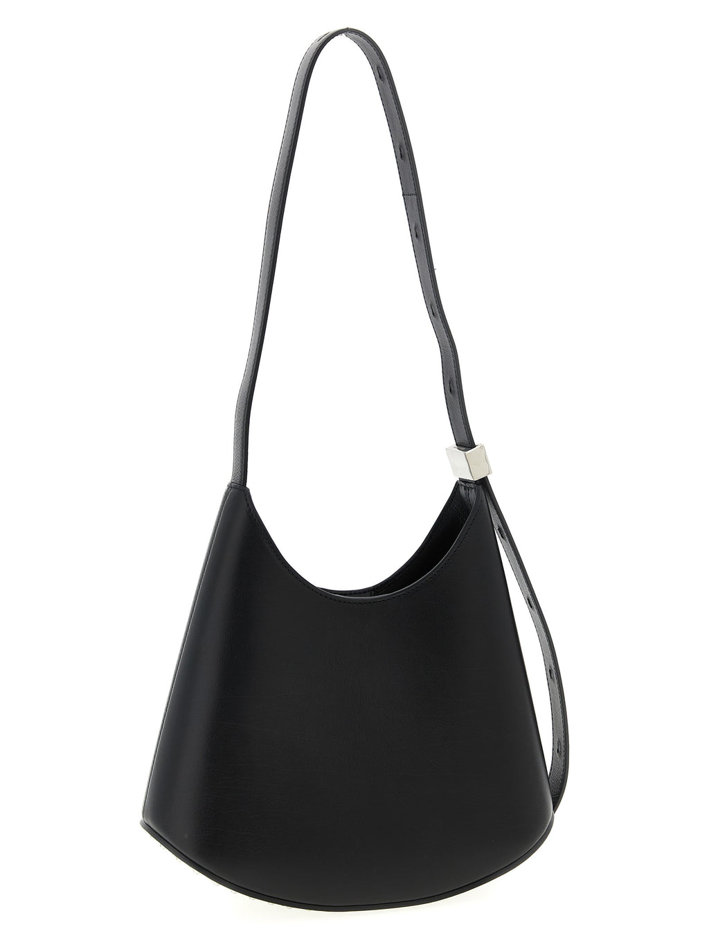 Sac à bandoulière en cuir bovin noir