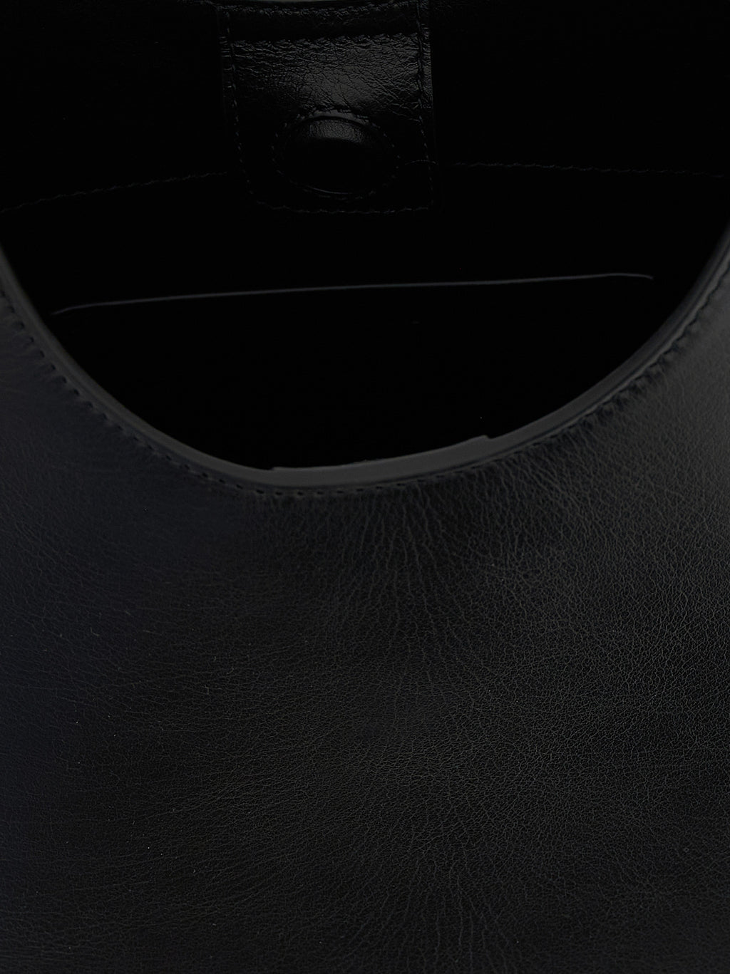 Sac à bandoulière en cuir bovin noir