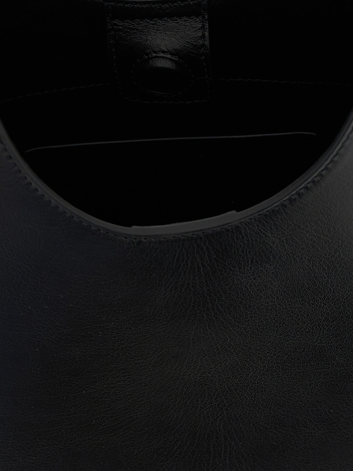 Sac à bandoulière en cuir bovin noir