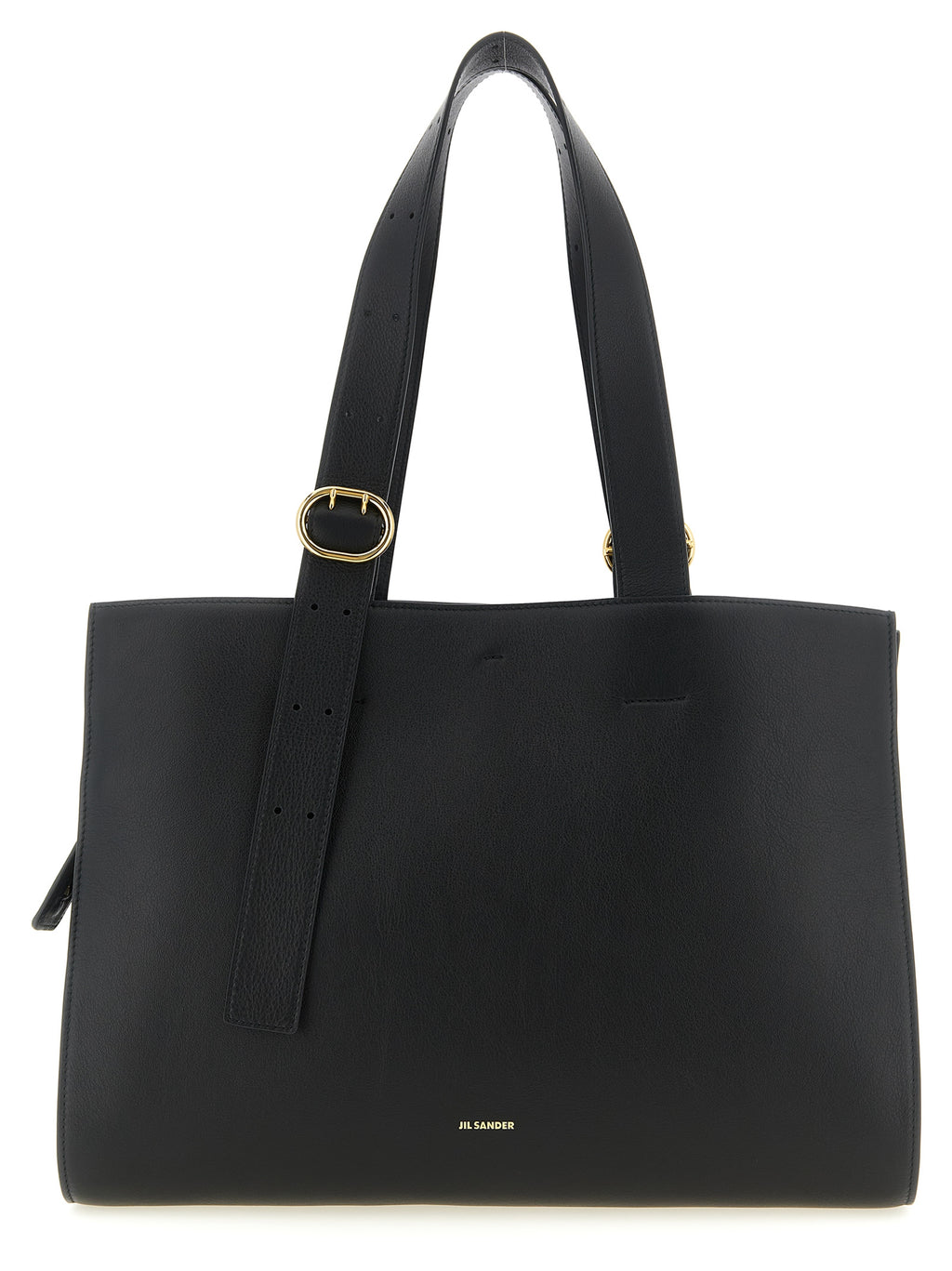Black Leather Tote Bag