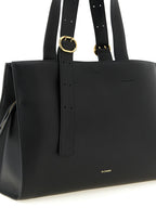 Black Leather Tote Bag